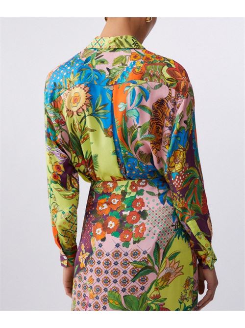 Camicia in raso stampato Liu Jo | WA6485T471A.P9363
